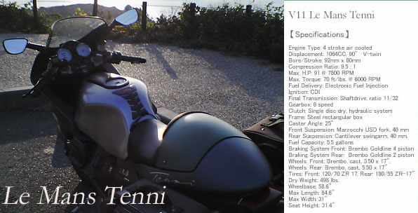 Moto Guzzi V11 Lemans TENNI Owner's Club of Japan